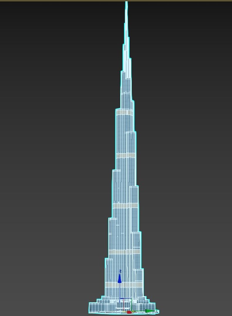 Burj Khalifa Dubai 3D - TurboSquid 1561162