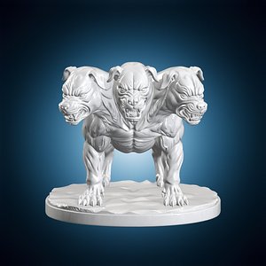 Cerberus Three Headed Dog 3D Print Model