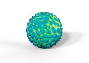 3D virus games model