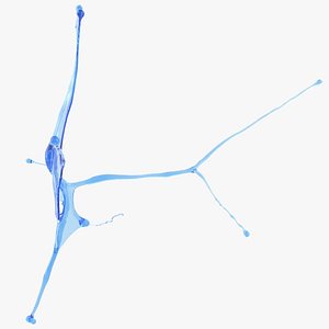 Animated Abstract Liquid Splash 04