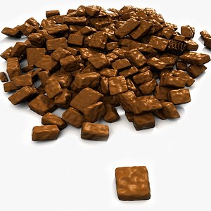 bonbon sugar candies 3d max