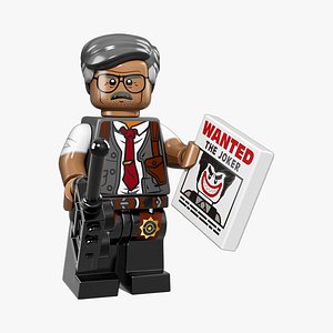 Lego Commissioner Gordon - Rigged Minifigure - 71017-7