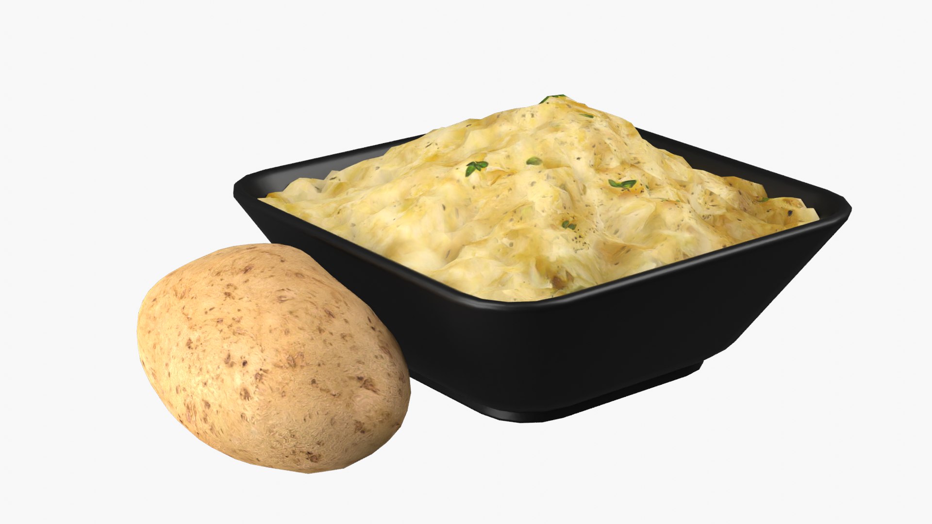 Mashed Potato model TurboSquid 2039576