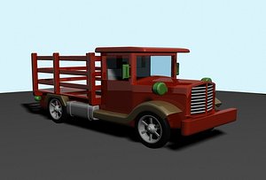 toy truck 3d max