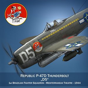 Republic P-47D Thunderbolt - Brazilian Air Force