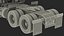 3D model cabover truck vehicle cab