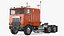 3D model cabover truck vehicle cab