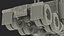3D model cabover truck vehicle cab