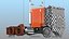 3D model cabover truck vehicle cab
