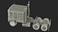 3D model cabover truck vehicle cab