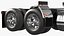 3D model cabover truck vehicle cab