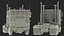 3D model cabover truck vehicle cab