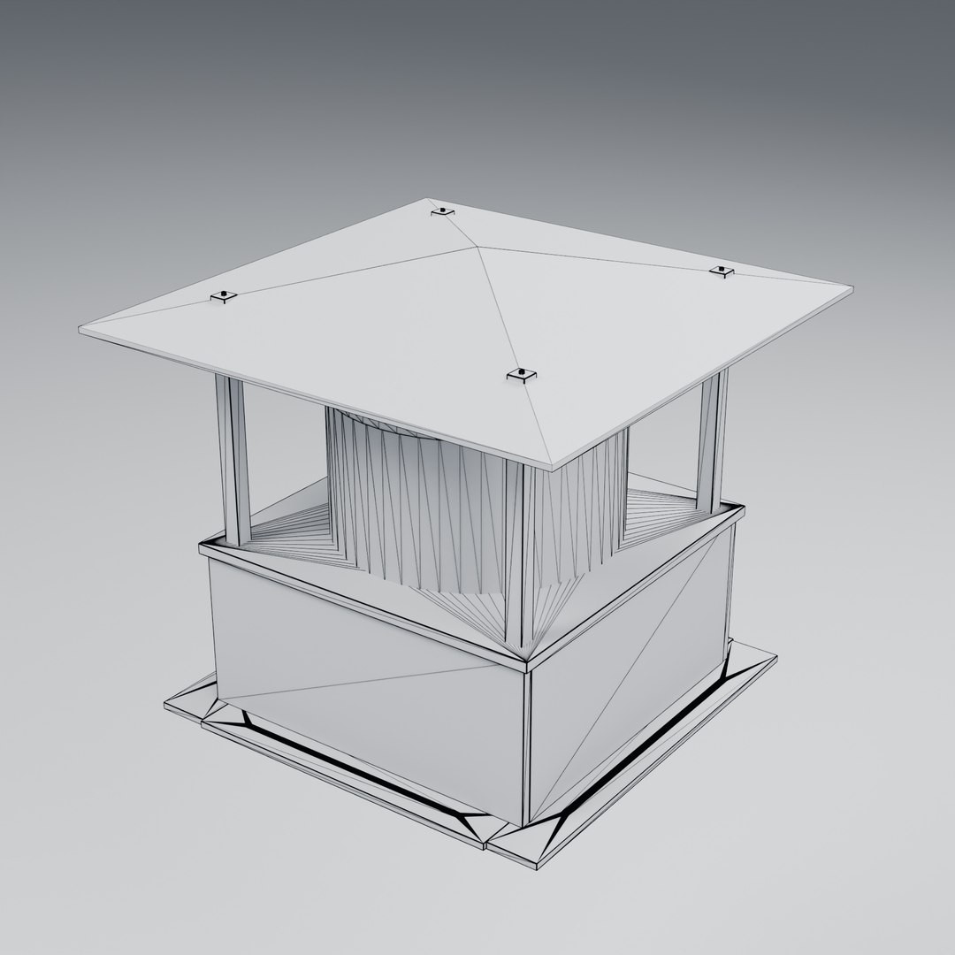 Vertical Roof Extractor with Hollow Curb and Weather Hood 3D model https://p.turbosquid.com/ts-thumb/mP/QNzE06/UQ/06_wireframe/jpg/1791909309/1920x1080/fit_q87/3ede2ad5971fe3af2d42e32282b5a8b9f61608d2/06_wireframe.jpg