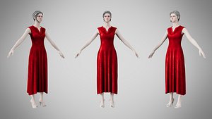 Dress 44 Ruby Velvet