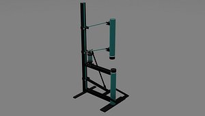 Treadle Hammer Blacksmith Forge 3D model