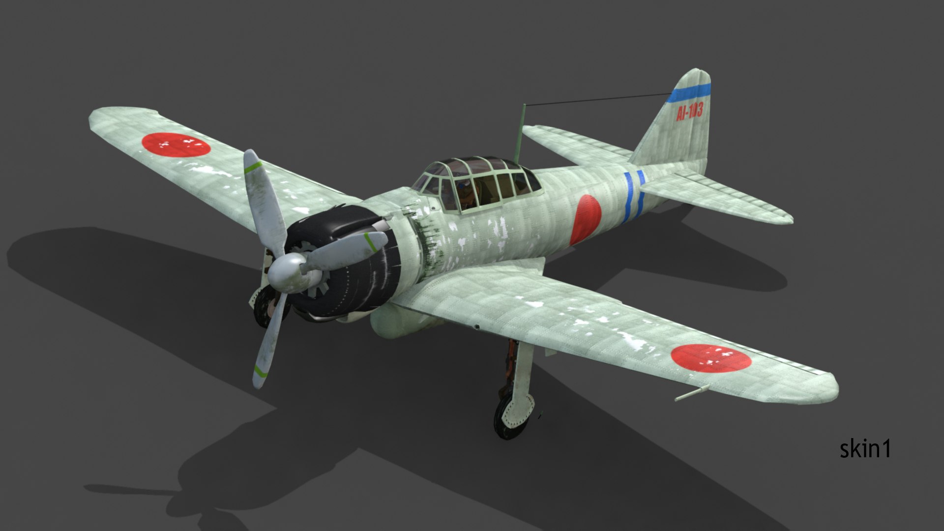 Japanese A6m2 Zero Fighter Plane 3D Model - TurboSquid 2011700