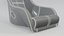 BRIDE ZETA IV King Gradation Logo Seat 3D model