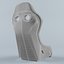 BRIDE ZETA IV King Gradation Logo Seat 3D model