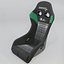 BRIDE ZETA IV King Gradation Logo Seat 3D model