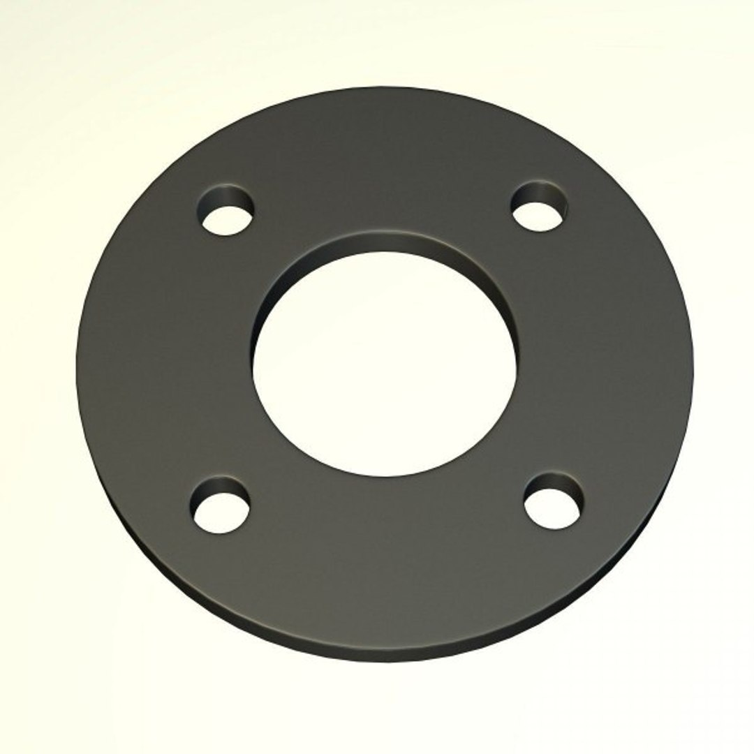 metal component 3d dxf