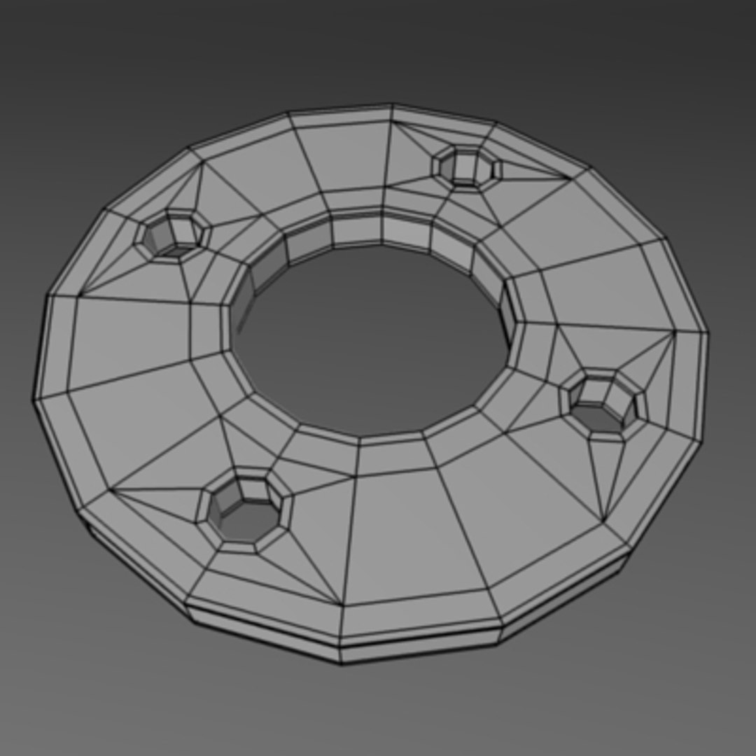 metal component 3d dxf
