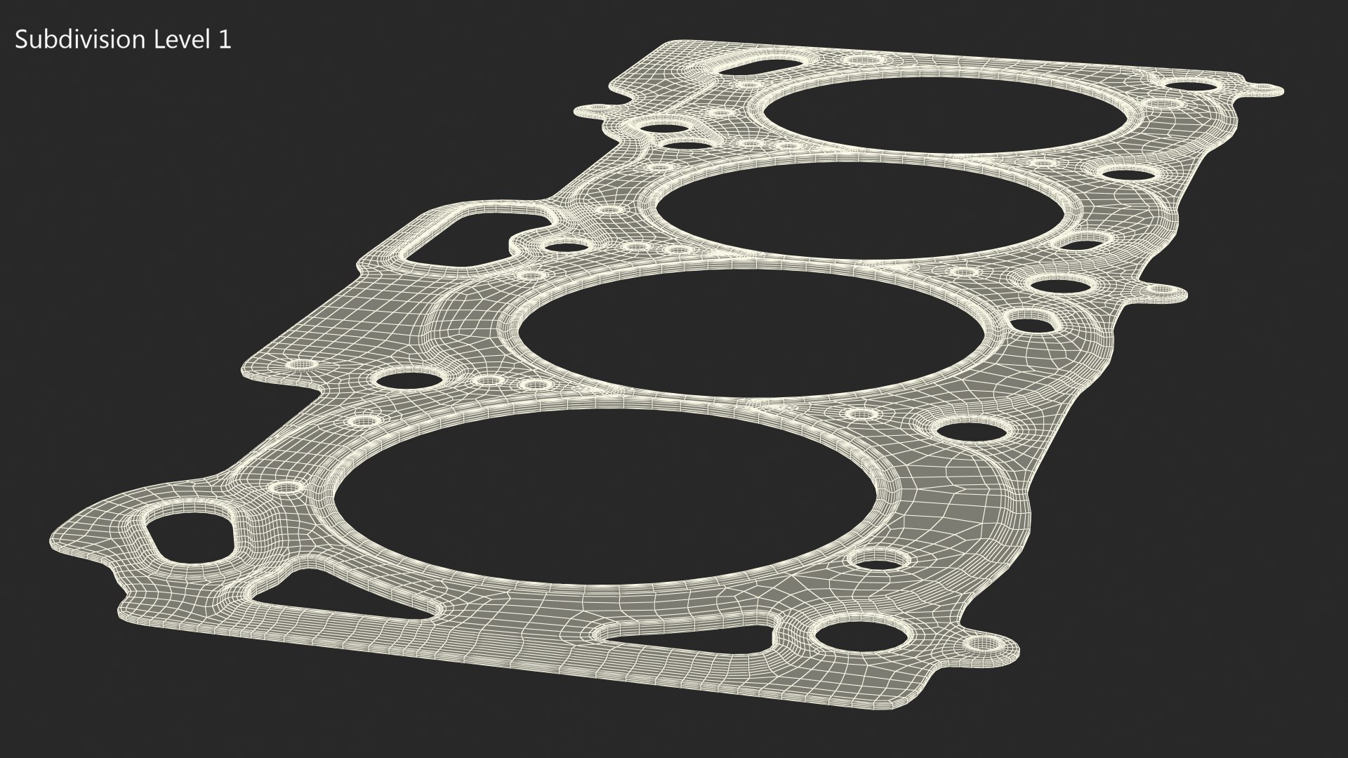 Engine Block Head Gasket Brass 3D model TurboSquid 2028428