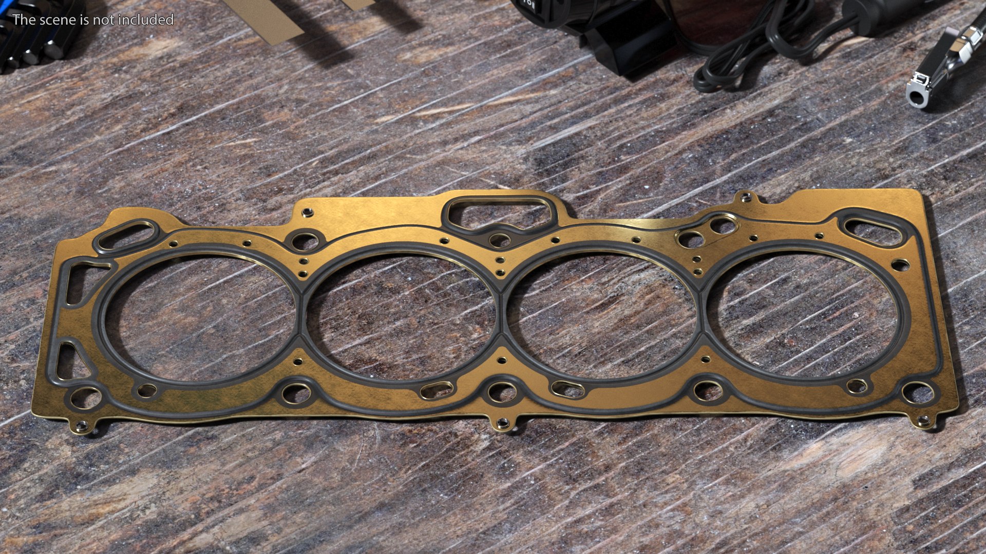 Engine Block Head Gasket Brass 3D model TurboSquid 2028428