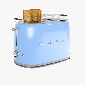 3D Tostadora Smeg model