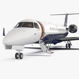 Private Jet Aircraft 650E with Cabin Rigged for Maya