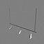 3d track lighting model