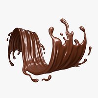 Chocolate Liquid Splash 018