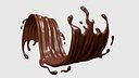 Chocolate Liquid Splash 018
