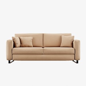 Realistic sofa with multiple colors game ready model Low-poly 3D model
