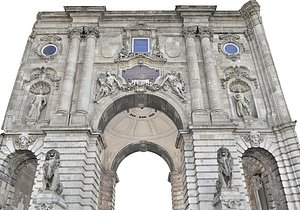 3D palace gate
