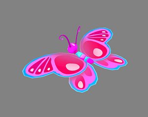 butterfly 3D model