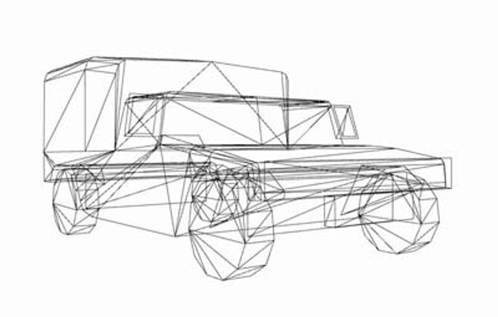 3d Humvee Military Model