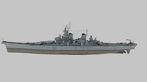 Uss-Iowa 3D model