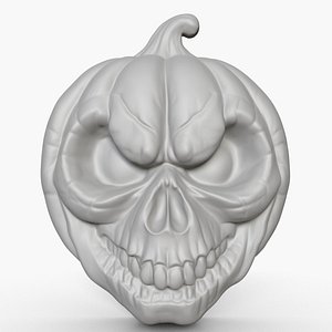 Halloween Pumpkin Head Relief 6