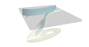 Architectural spiral staircase