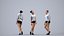 Basics0784 - A set containing 5 models of male and female adults walking in casual attire in public