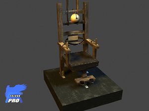 electric chair 3d model