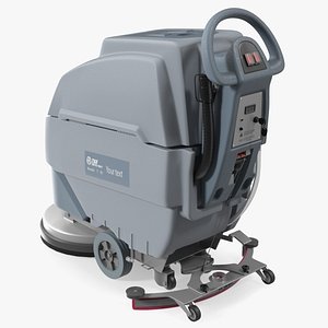 Industrial Floor Scrubber Machine Grey