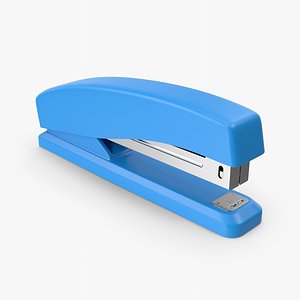 Blue Stapler 3D