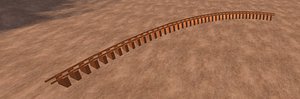 90 Degree Rail Road Track