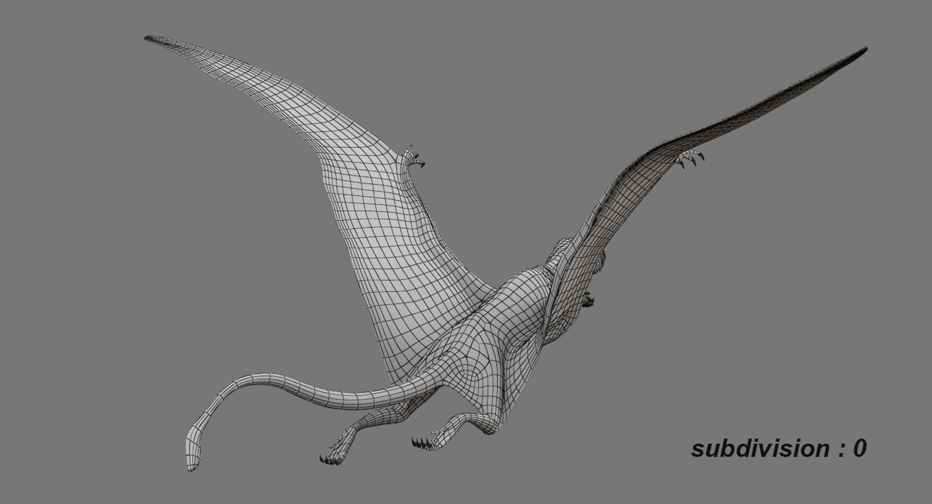 Peteinosaurus rigged 3D model - TurboSquid 1362801