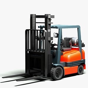 toyota forklift 3d model