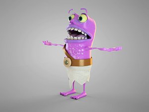 3d monster model