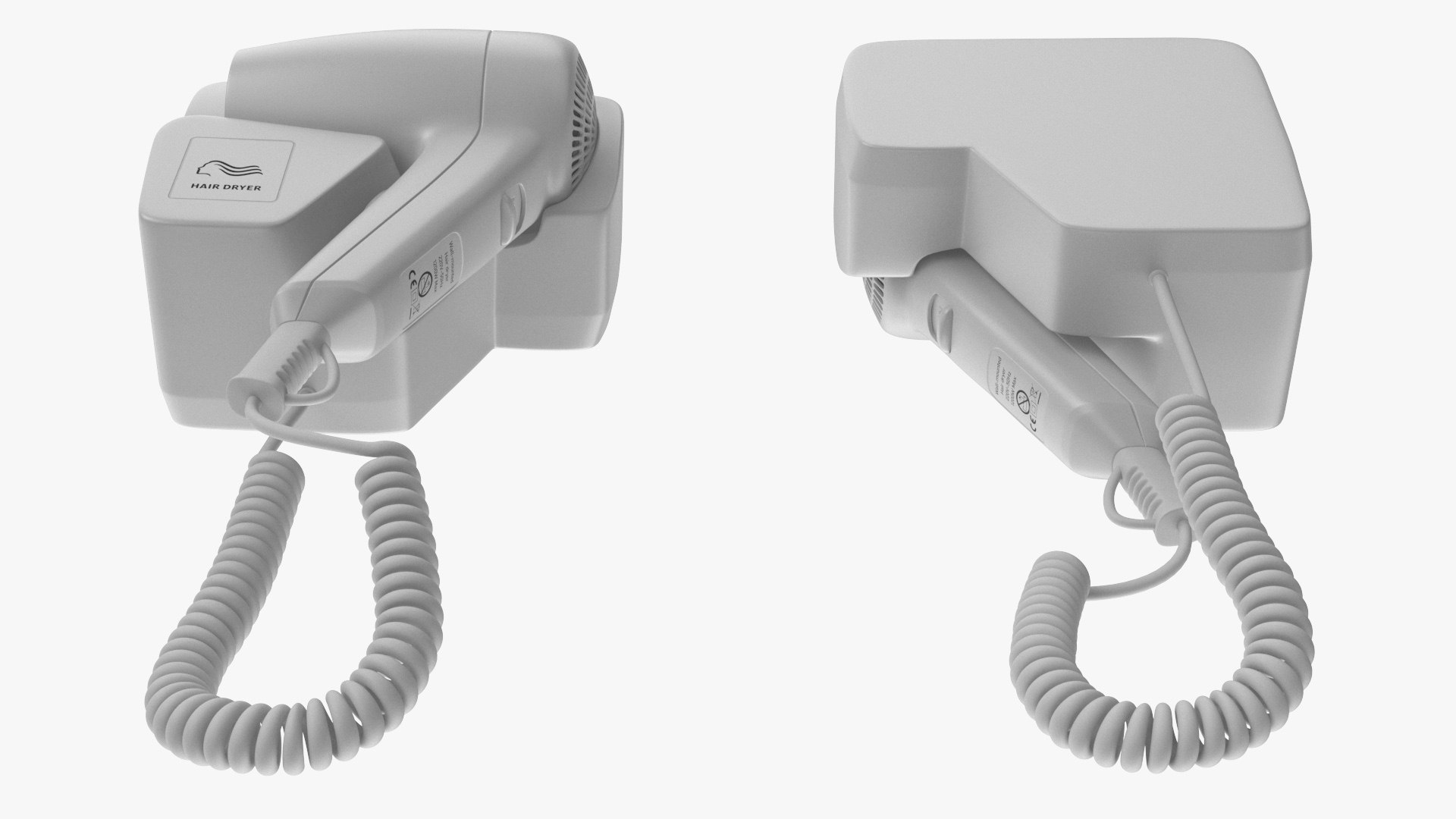 3D Wall Mounted Hair Dryer https://p.turbosquid.com/ts-thumb/mQ/bjMleK/CN/wallmountedhairdryerc4dmodel009/jpg/1729923200/1920x1080/fit_q87/8b3a4349e8e7fc5115d8e8bb12e37a4947067620/wallmountedhairdryerc4dmodel009.jpg