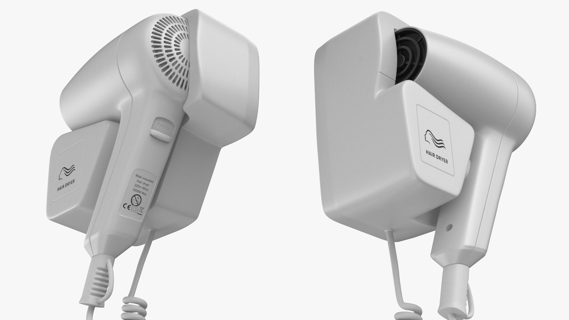 3D Wall Mounted Hair Dryer https://p.turbosquid.com/ts-thumb/mQ/bjMleK/or/wallmountedhairdryerc4dmodel008/jpg/1729923193/1920x1080/fit_q87/71ddb5d6db92cb6a944da2782f90da36e9dc6538/wallmountedhairdryerc4dmodel008.jpg