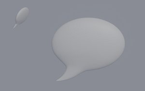 Speech Bubble 3D